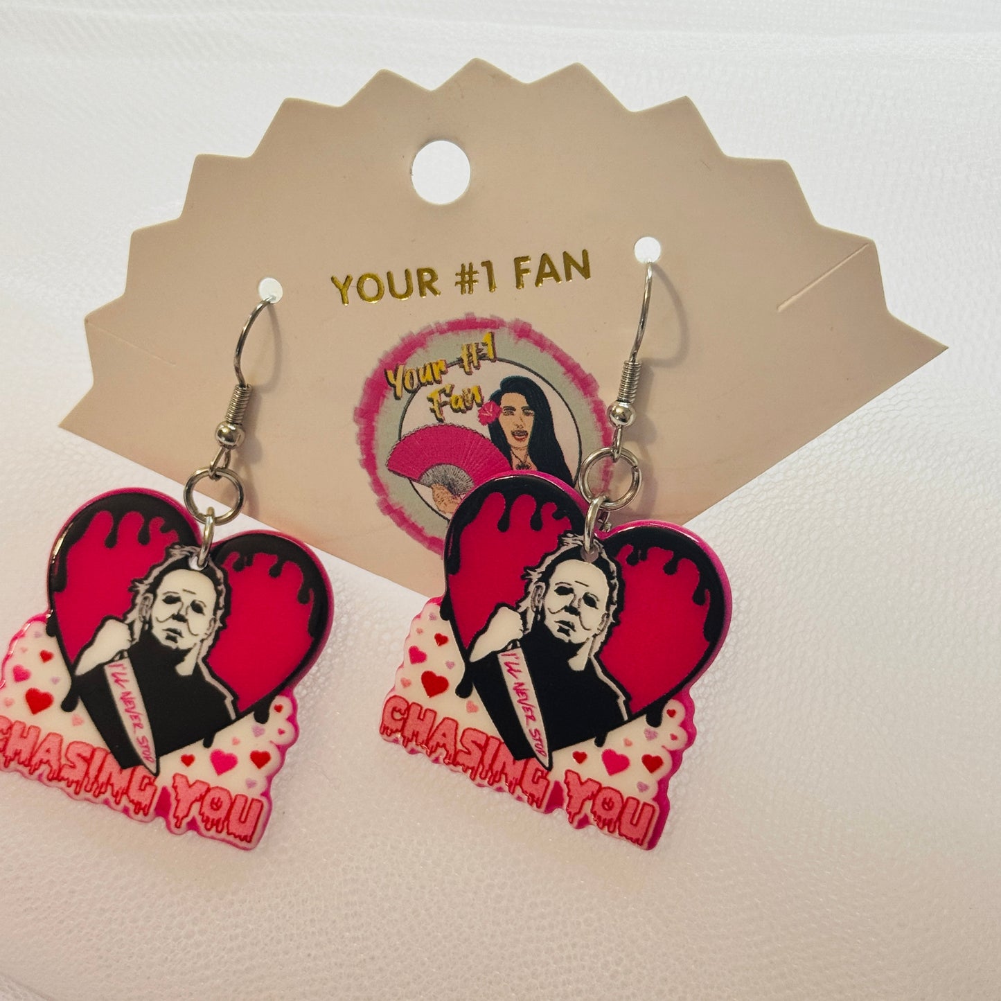 I’ll Never Stop Chasing You (Michael Myers) (Earrings)