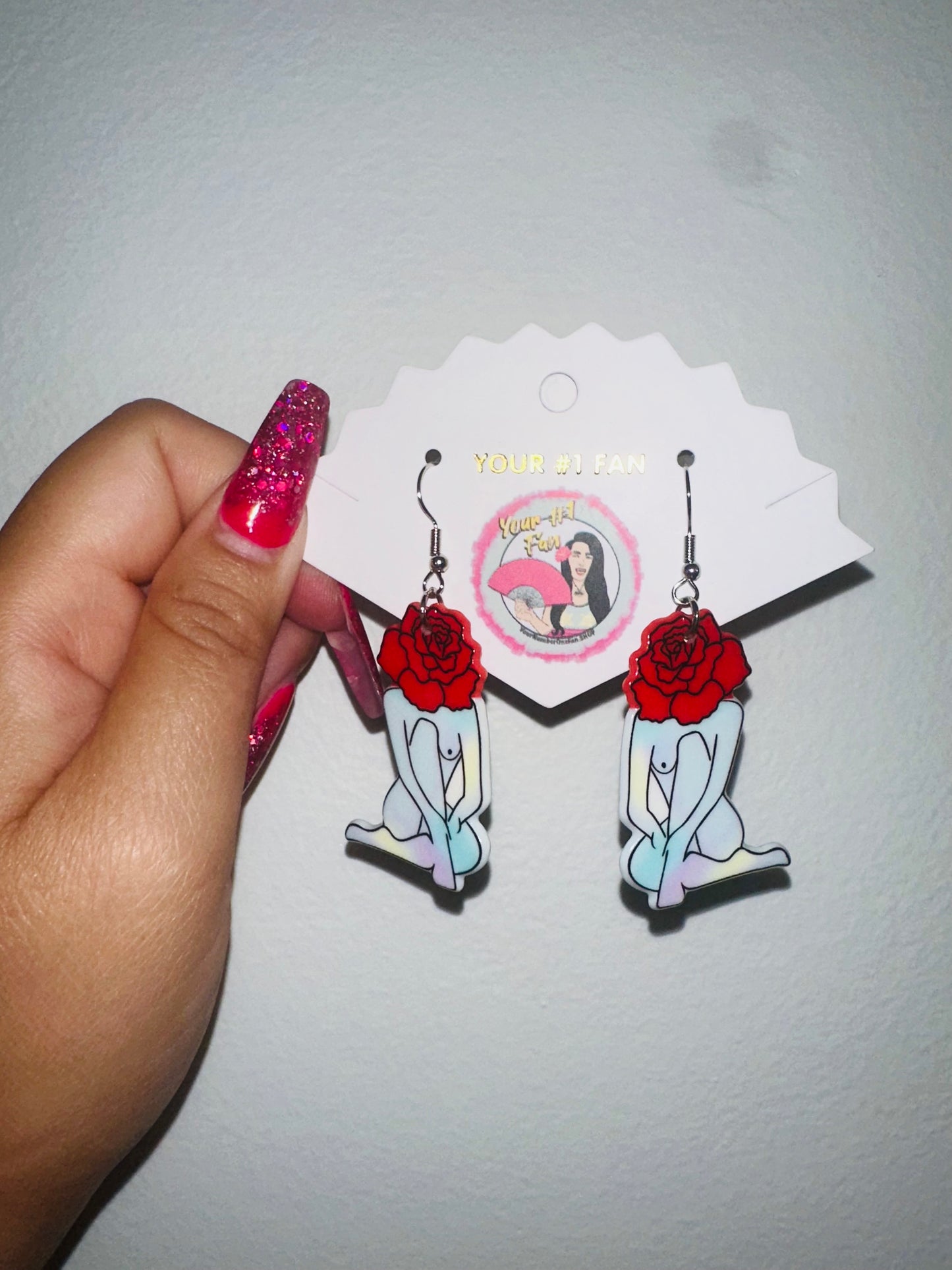 Flower Head Sexy Ladies (Earrings)