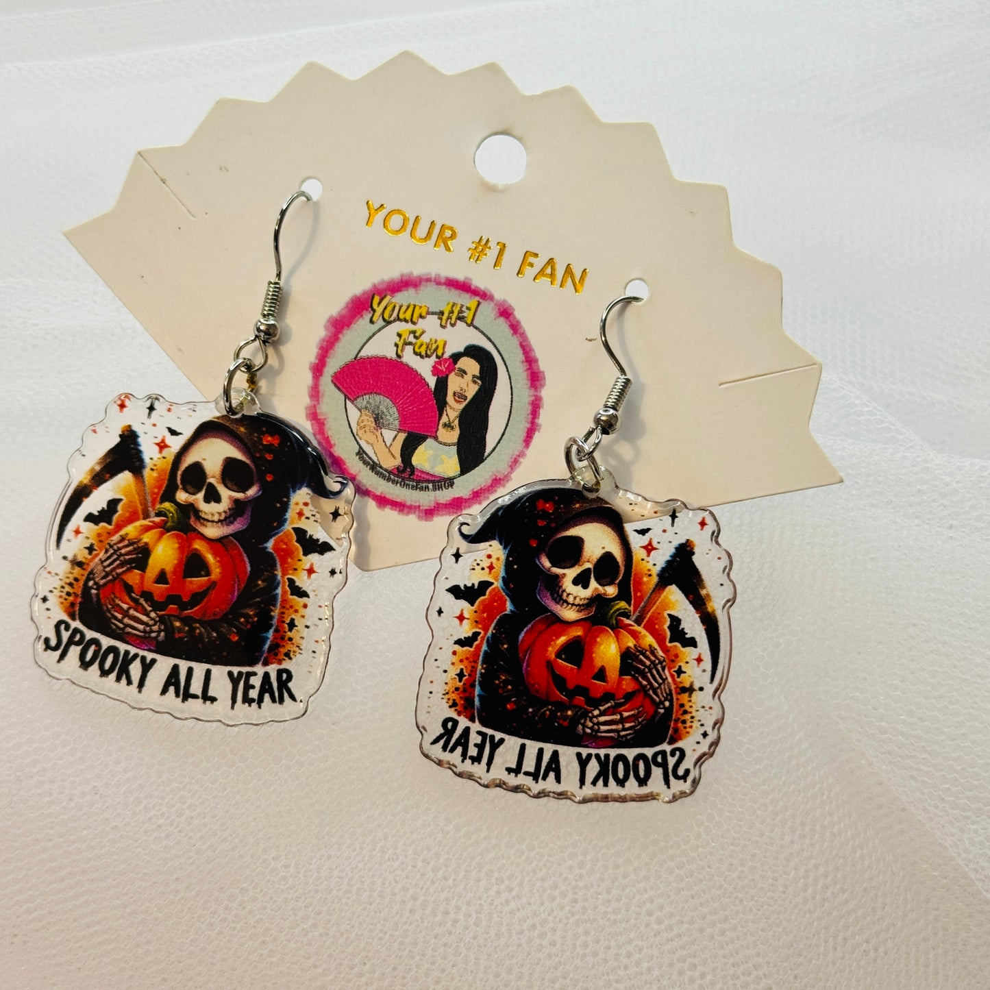Cute Grim Reaper (Earrings)