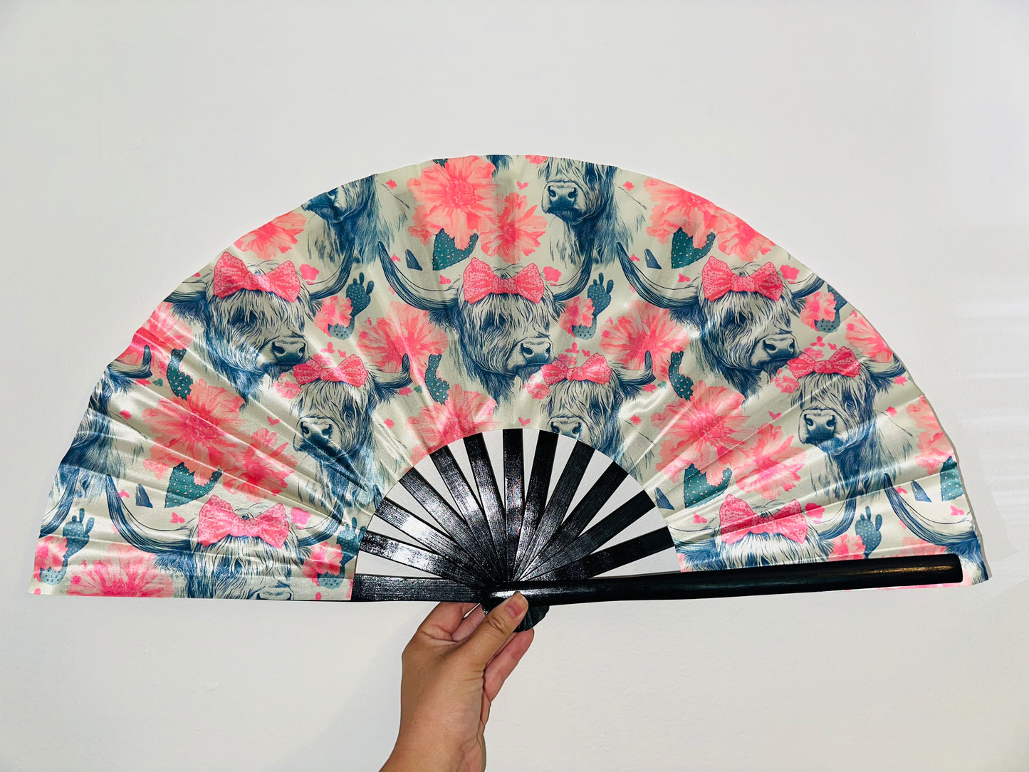 Cows and Bows (Large Fan)