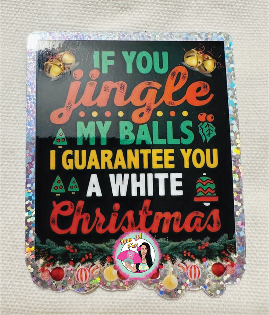 White Christmas STICKER image 0