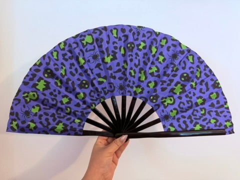 Spider & Skull Leopard (Small Fan)