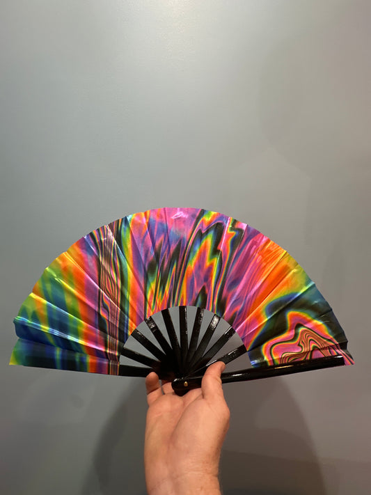 📸Neon Rainbow Trippy (Small Fan)