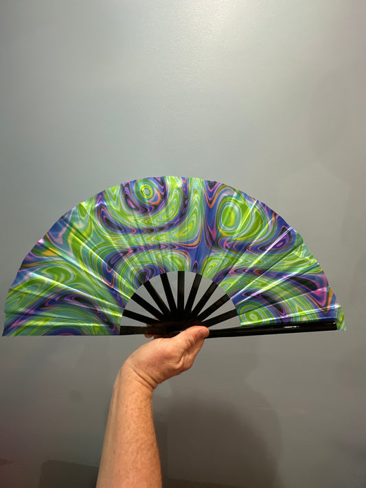 Trippy Neon Vibes (Small Fan)