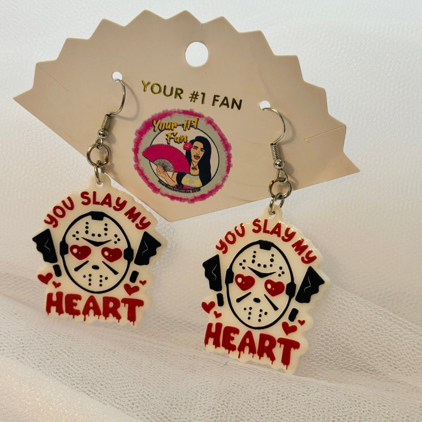 You Slay My Heart (Jason) (Earrings)