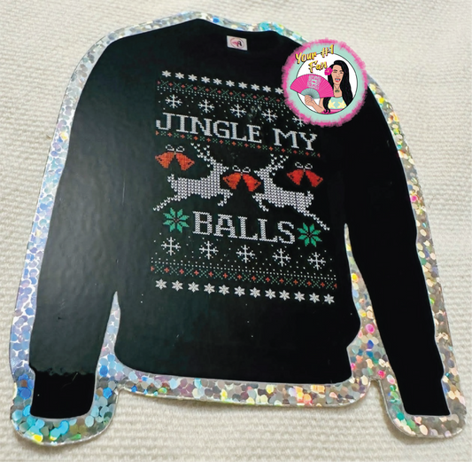 Jingle My B*lls STICKER image 0