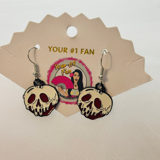 Poisonous Skull Apple (Earrings)