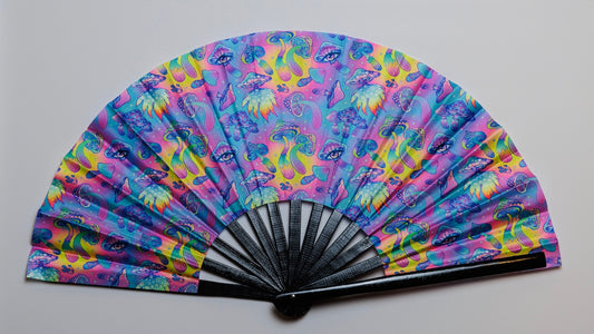 ✅Color Me Trippy (Mushrooms) (Large Fan)