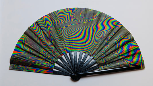 ✅Rainbow Trippy (Large Fan)