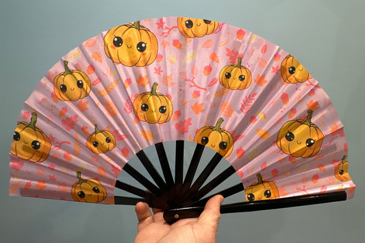 Cutesy Fall Pumpkins (Small Fan)