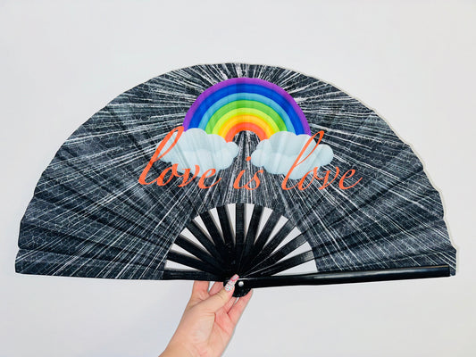 ✅Love is Love (Large Fan)