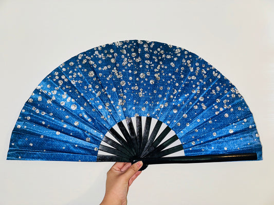 ✅Denim & Diamonds (Large Fan)